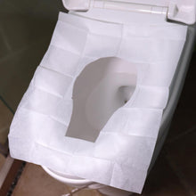 Load image into Gallery viewer, 10Pcs/Set Cover Poty Kids/Pregnant Woman Water-soluble Disposable Toilet Seat Paper Maternal Toilet Pad Paper travel Tools